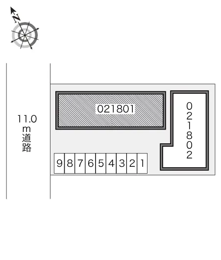 函館市時任町 月極駐車場